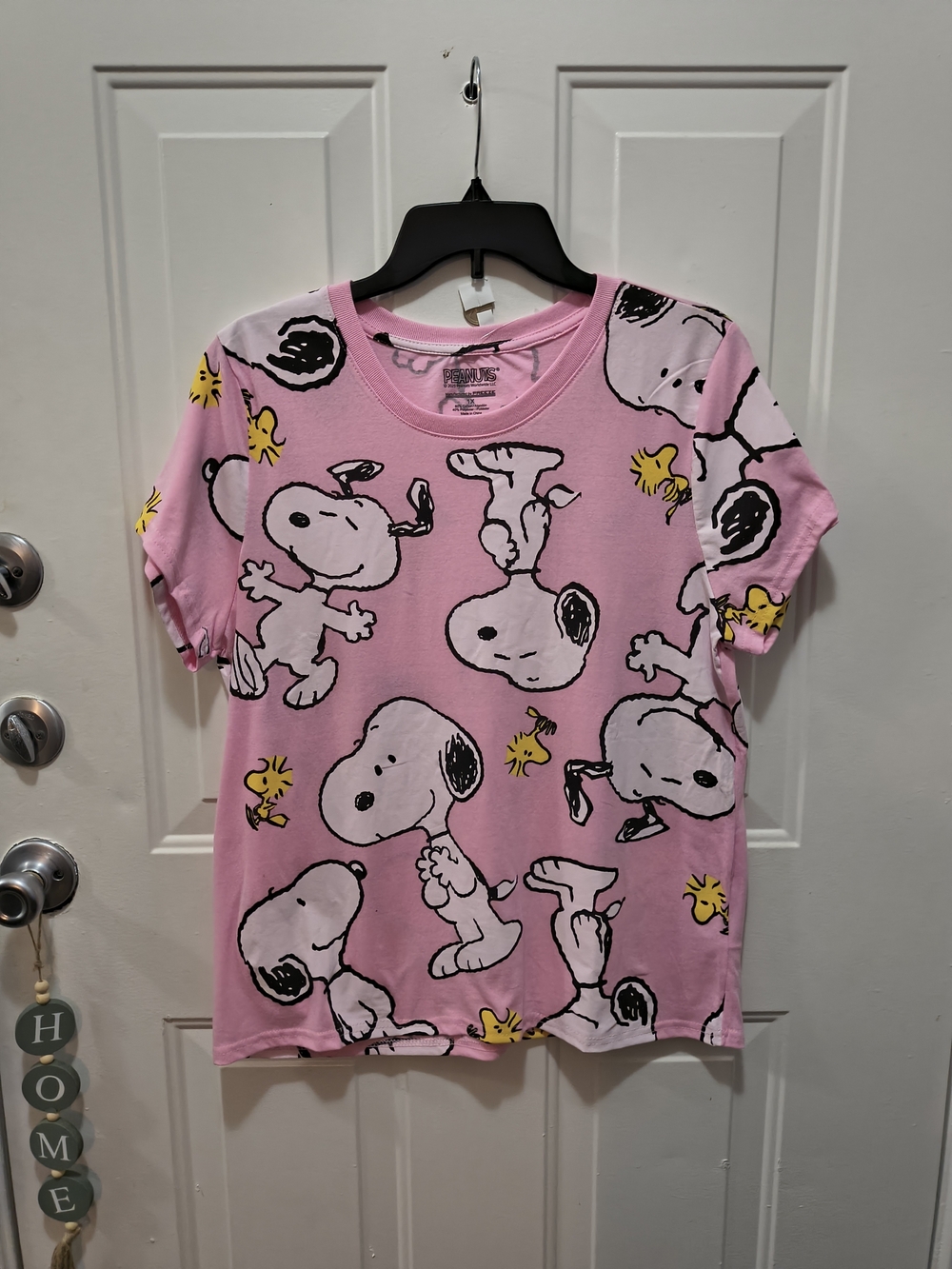 Pink Snoopy & Woodstock Graphic Tee